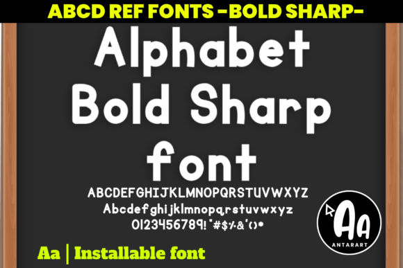 Alphabet Bold Sharp: The Ultimate Classroom Font