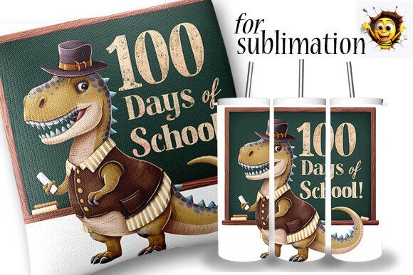 Celebrating 100 Days of School with a Vintage Dinosaur Graphic: A Guide to Nostalgic Classroom Creativity