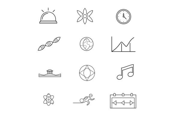 Educate Designs with Line Art Icons