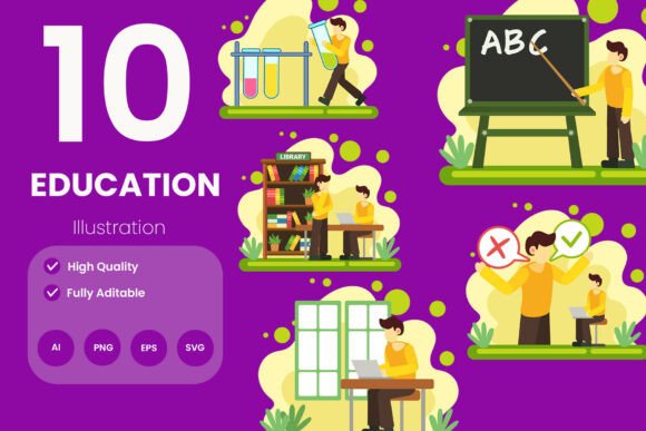 Education Illustration Pack: A Practical Asset Review
