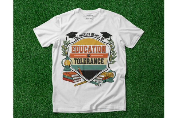 Education is Tolerance T-Shirt Design: A Symbol of Modern Learning