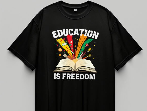 Elevate Your Crafts with Education is Freedom Png, Sublimation Designs