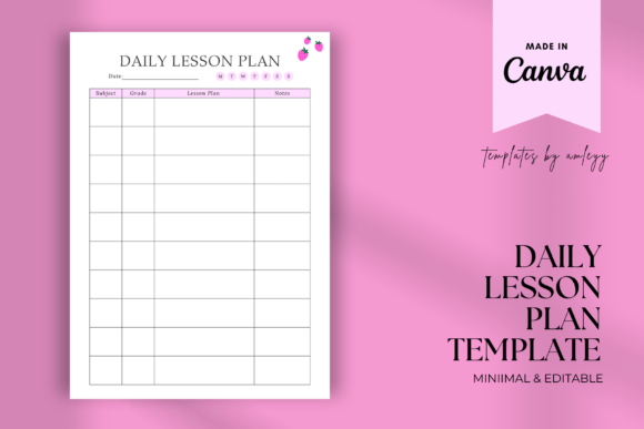 Mastering the Coquette Daily Lesson Plan Template: A Stylish Approach to Modern Teaching