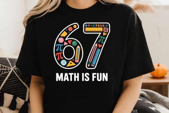 Math is Fun 67 PNG, Cute Pi Day: A Vibrant Design for Educators and Creators