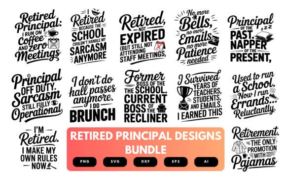 Retired Principal SVG Bundle: A Practical Evaluation