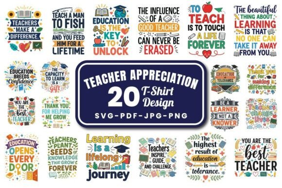 Teacher Appreciation T-Shirt Design Bundle: A Comprehensive Guide