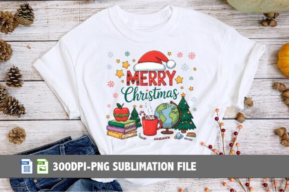Teacher Christmas PNG: Festive Classroom Designs