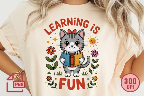 Transforming Educational Spaces with the Learning is Fun Cat Art Design